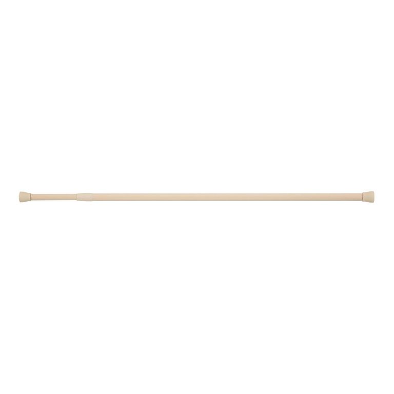 Barra para Cortina de Ducha Extensible Beige 0.90 - 1.60m