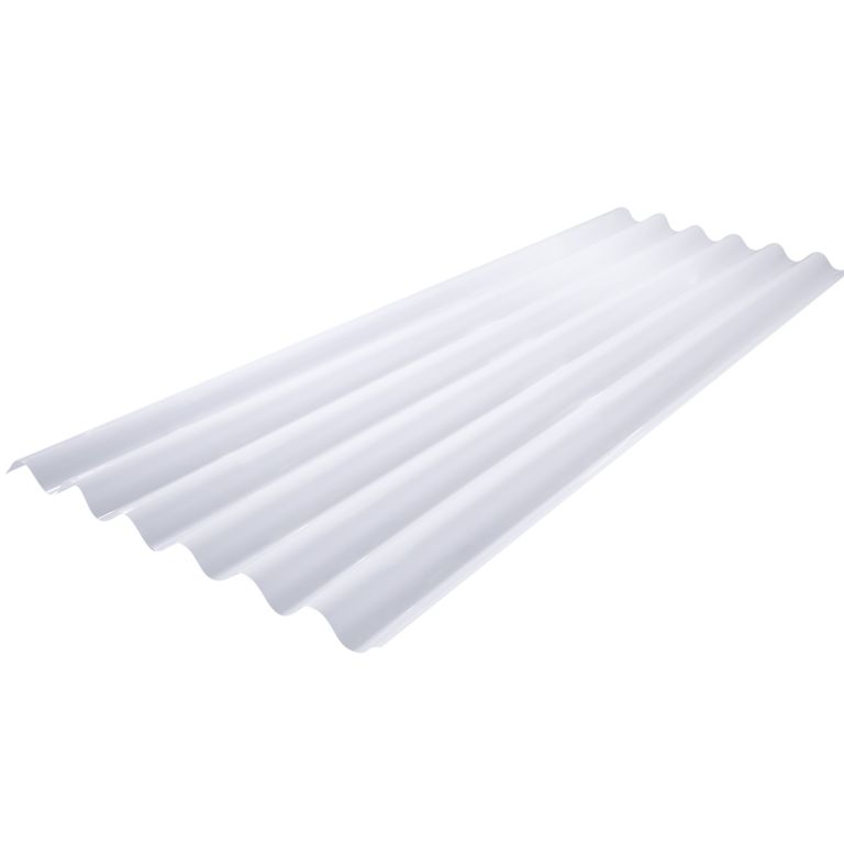 Techo de Polipropileno O177 1.1x3.05x1.2mm Fibraforte Blanco Traslúcido