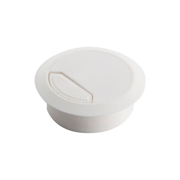Pasacable de Mesa 60 mm. Blanco
