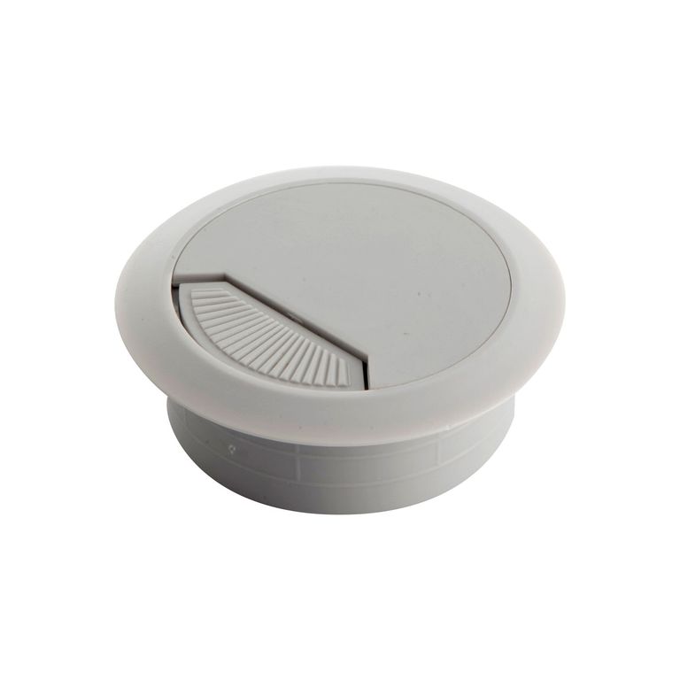 Pasacable de Mesa 60 mm. Gris