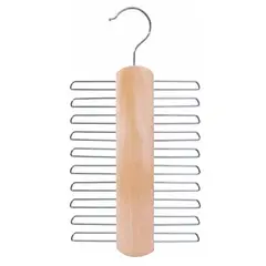 JUST HOME COLLECTION - Colgador de Corbatas y Correas de Madera