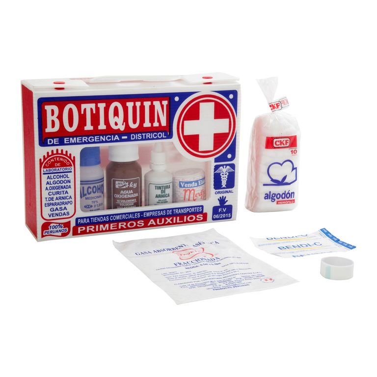Botiquín básico automóvil