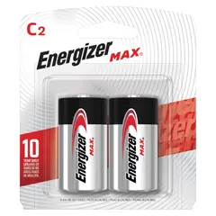 ENERGIZER - Pack de 2 pilas alcalinas C 1.5V