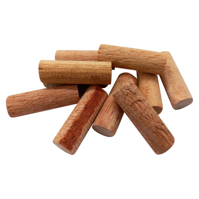 Tarugo de Madera Simple 1/2" x 10 unid.