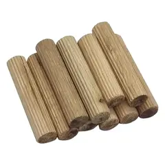 ZENDER - Tarugo de Madera Ranurada 1/4" x 10 unid.