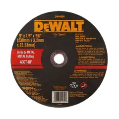 DEWALT - Disco de Corte multiuso 9 x 3 mm