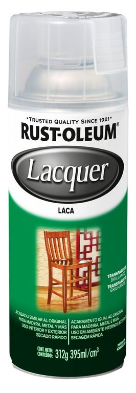 Laca en Aerosol Transparente Brillante 312 Gr.