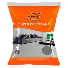 CHEMA - Fragua para Cerámicas o Porcelanatos Gris 1kg