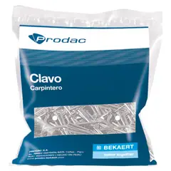 PRODAC - Clavo de 1 1/2Pulgadas Carpintero sin Cabeza 500 gr