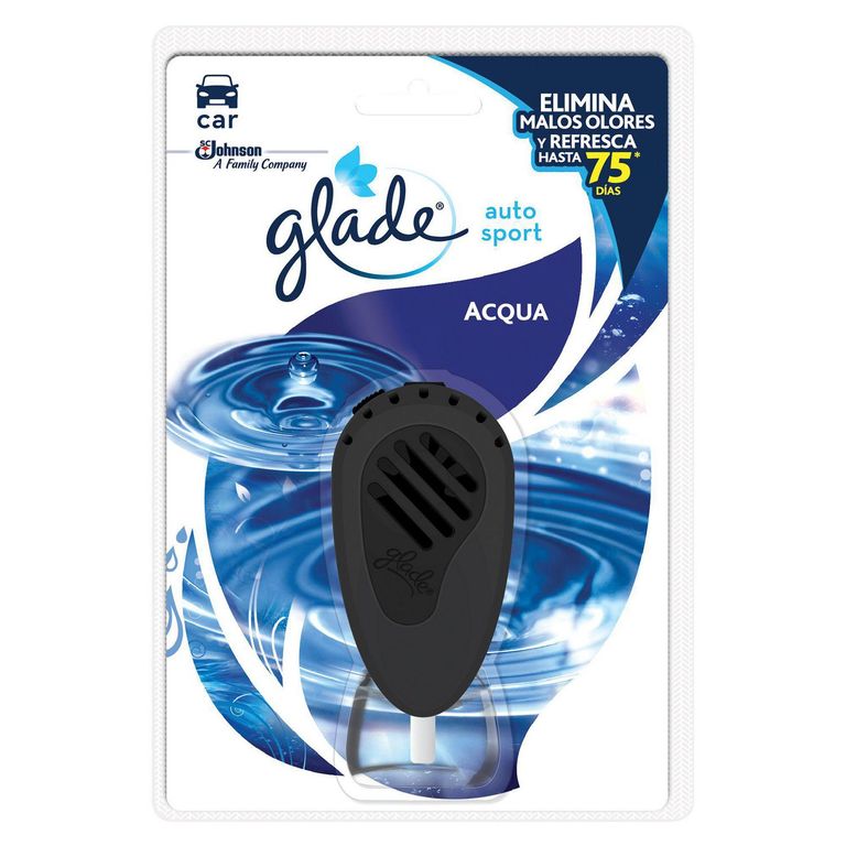 Aromatizante Glade Líquido Auto Sport Aroma Acqua