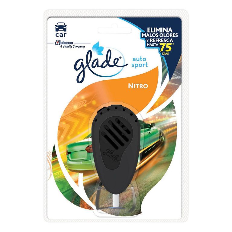 Aromatizante Glade Líquido Auto Sport Aroma Nitro