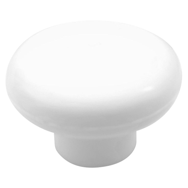Jalador de Perilla Plástico ABS Blanco 32 mm