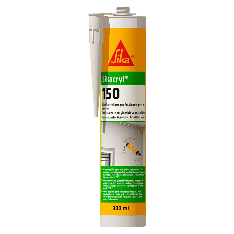 Sellador Para Fisuras Interiores Sikacryl-150 x 300ml