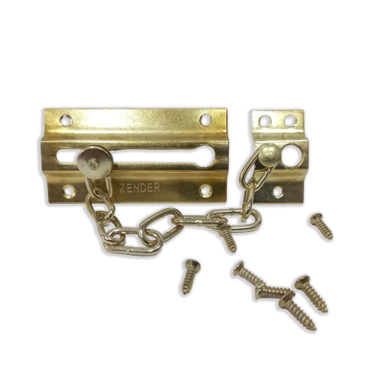Cadena Seguridad para Puerta Dorado