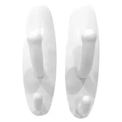 ZENDER - Gancho Adhesivo Doble Cara x 2 unid.