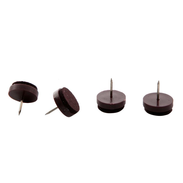 Pads de Felpa Deslizantes con Clavo 1" x 8 unid.