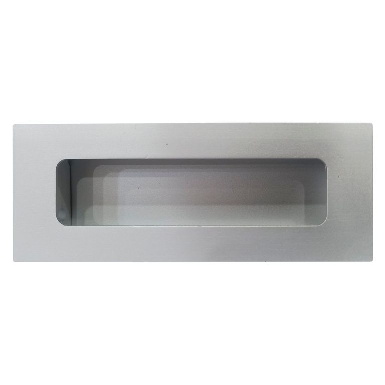 Jalador de Asa Embutir Zamak Acero 128 mm
