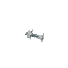 FIXSER - Perno con Tuerca y Arandela 1/4x1 Pulgadas x 4unid