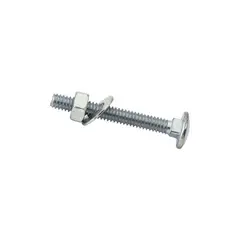 FIXSER - Perno con Tuerca y Arandela 1/4x2 Pulgadas x 4unid