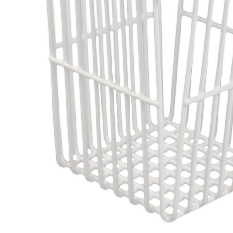 Canasto Organizador de Cocina Multiuso Blanco 13x11x9.5cm