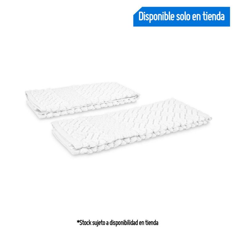 Set x2 Toallas de Baño de Mano Algodón Surtido