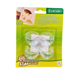 ZENDER - Protector Esquina de Mesa 4 unid.