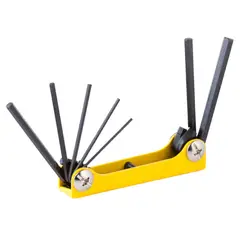 REDLINE - Llave Hexagonal Plegable Acero 7 Pzs