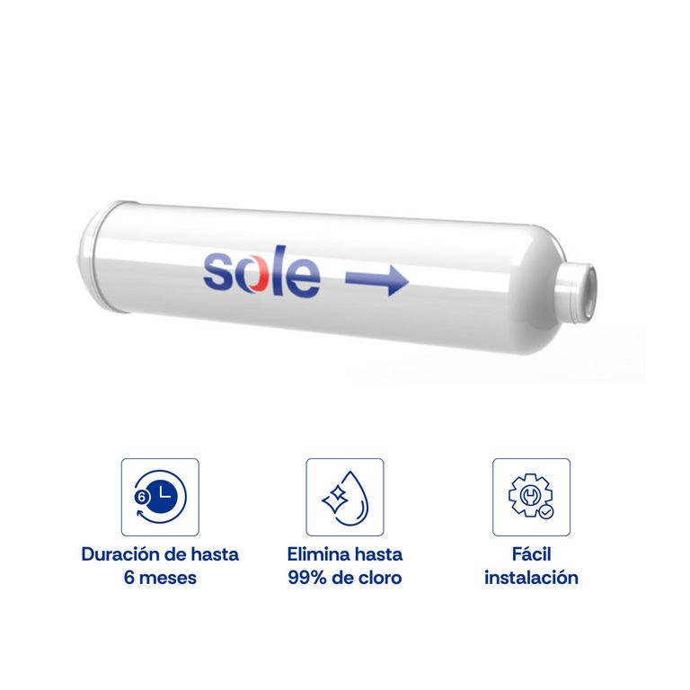 Repuesto de Filtro Purificador de Agua Sole