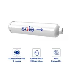 SOLE - Repuesto de Filtro Purificador de Agua