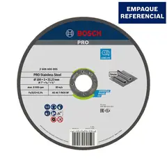 BOSCH - Disco Abrasivo de Corte para acero 180 x 2.0 mm
