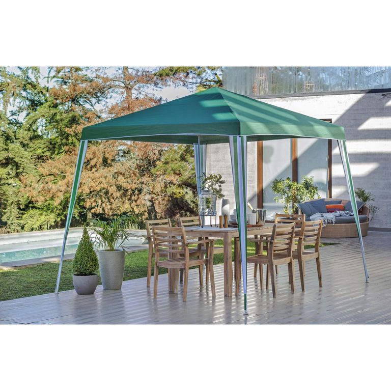 Toldo Armable Metal Verde 3X3 M