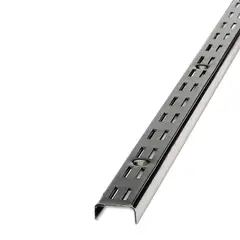 DUCASSE - Pilar Ranurado Doble 192cm Negro