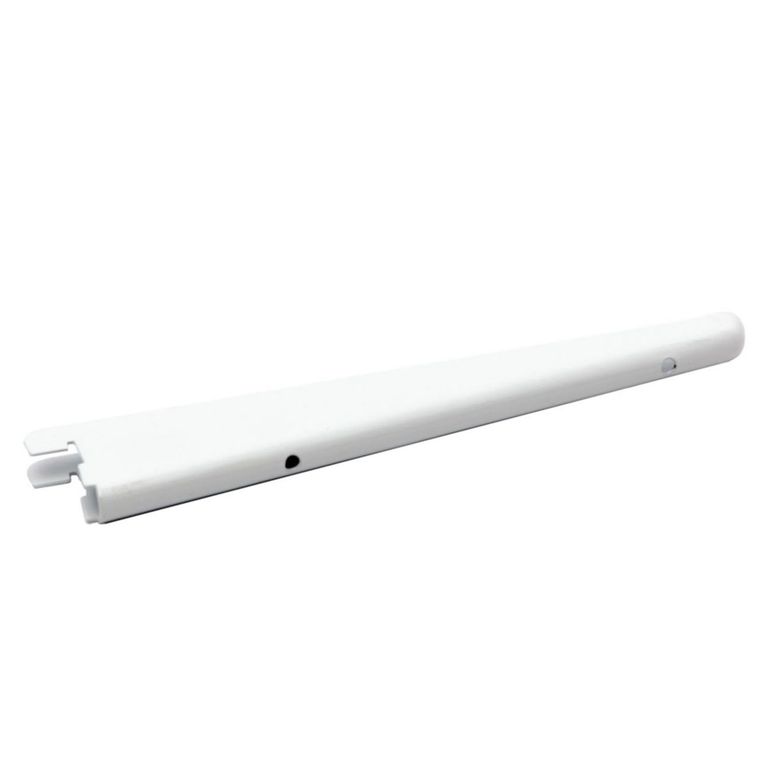 Soporte Repisa Graduable Doble 37cm Blanco