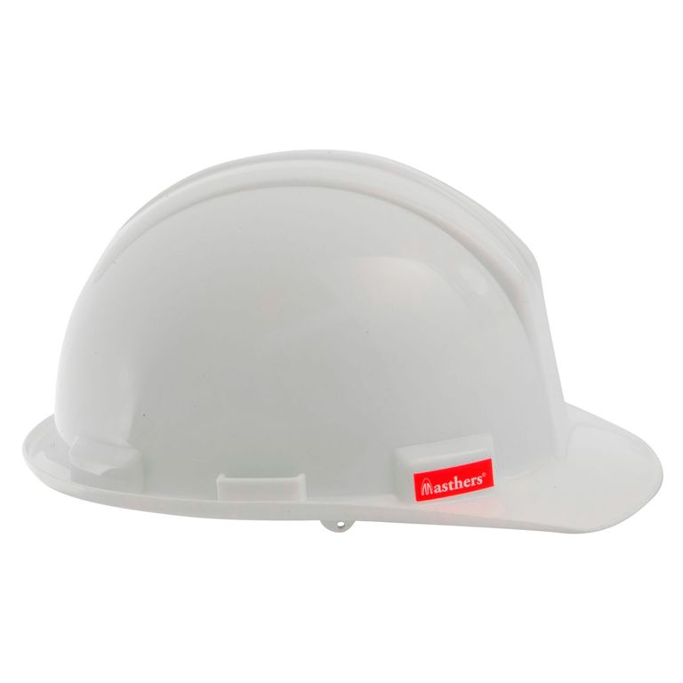 Casco de Seguridad Económico con Ratchet Blanco
