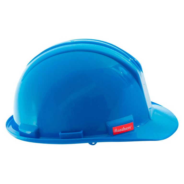 Casco de Seguridad Económico con Ratchet Azul