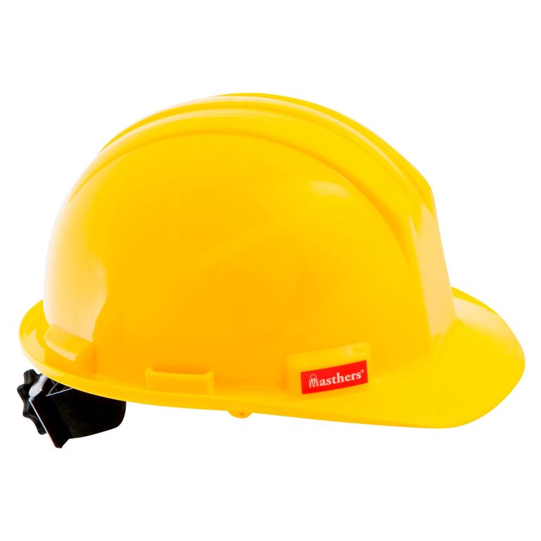 Casco de Seguridad Económico con Ratchet Amarillo