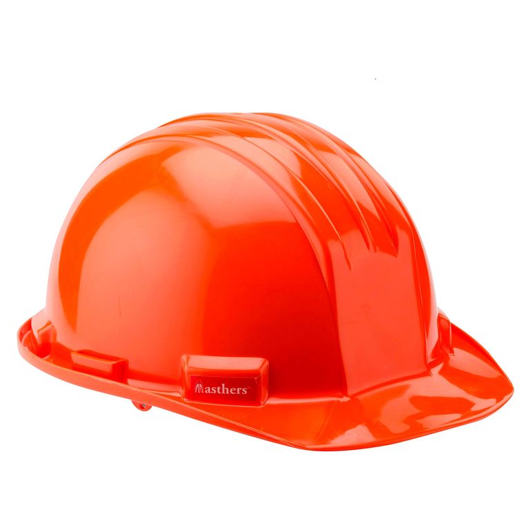 Casco de Seguridad Económico con Ratchet Naranja