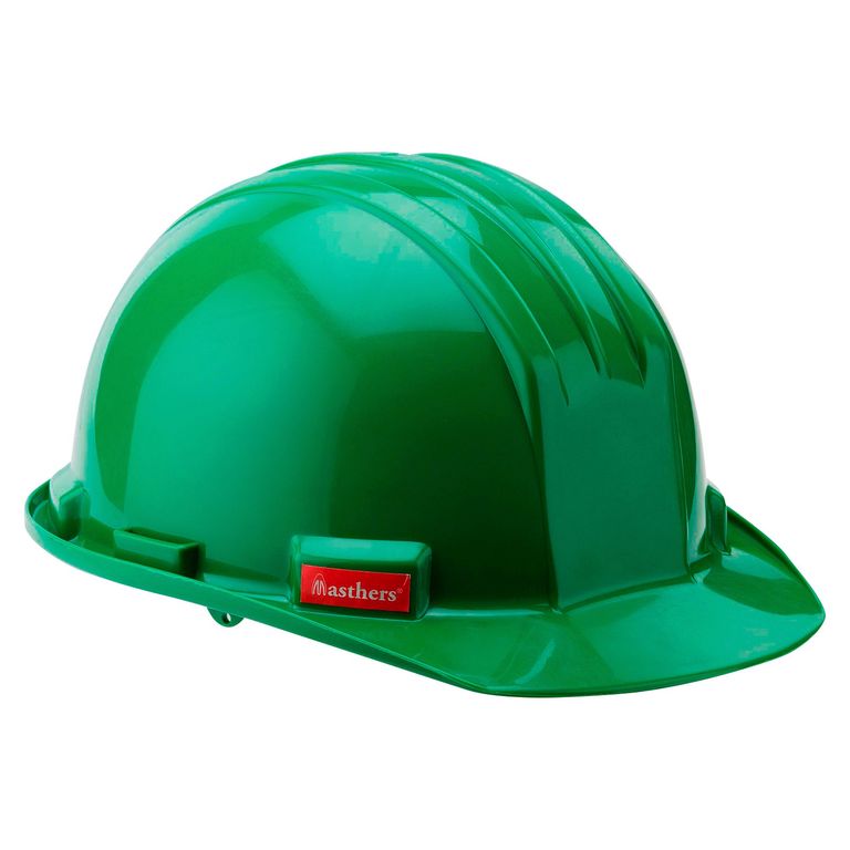 Casco de Seguridad Económico con Ratchet Verde