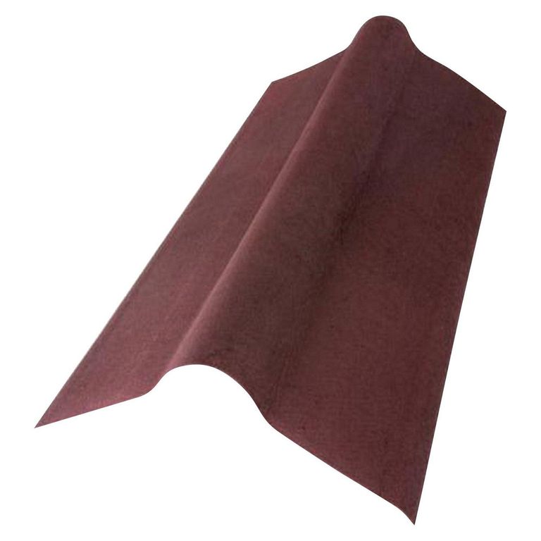 Cumbrera Fibra Vegetal 0.52x2mx3mm Onduline Rojo