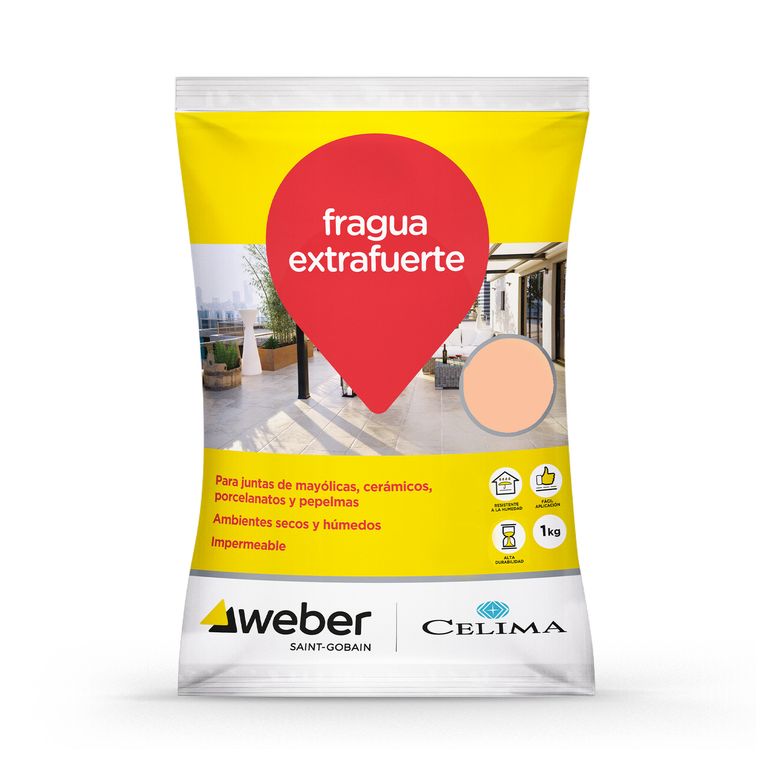 Fragua para Cerámicas o Porcelanatos Celima Beige 1kg