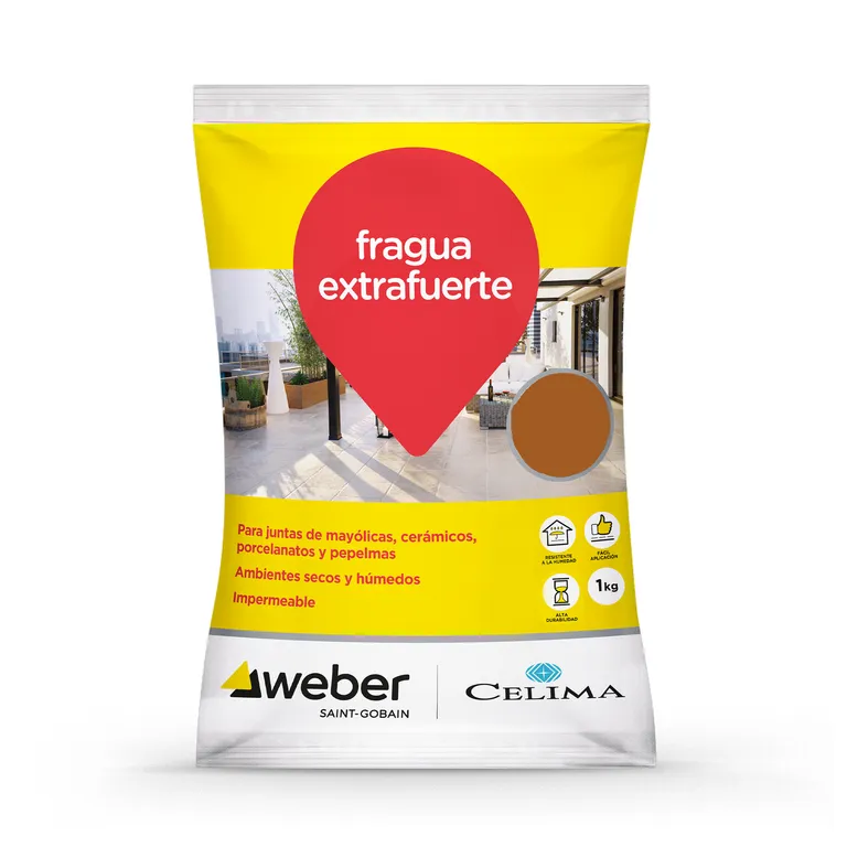 Fragua para Cerámicas o Porcelanatos Celima Madera 1kg