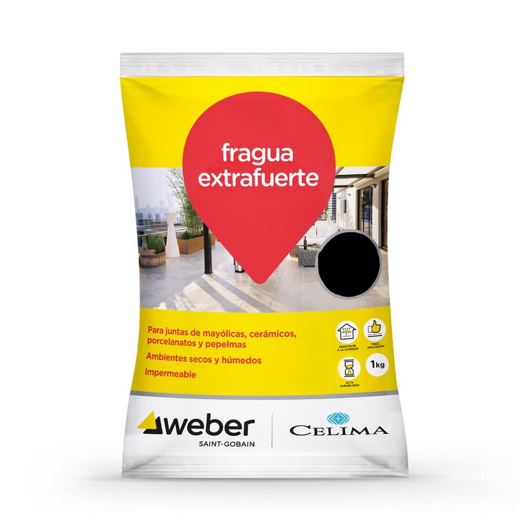 Fragua para Cerámicas o Porcelanatos Celima Negro 1kg