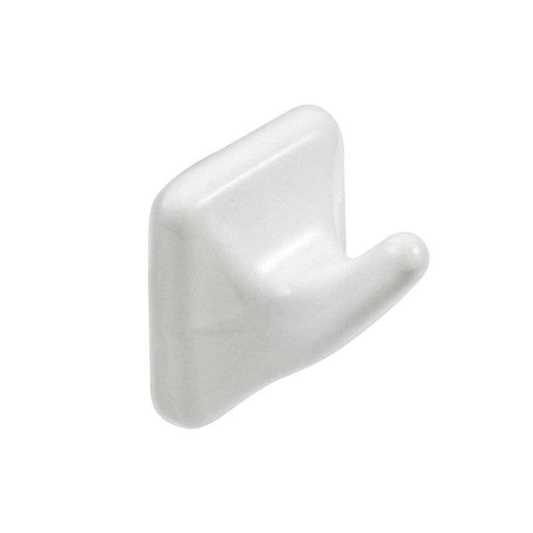 Gancho Simple Blanco 7cm