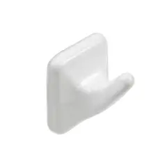 TREBOL - Gancho Simple Blanco 7cm