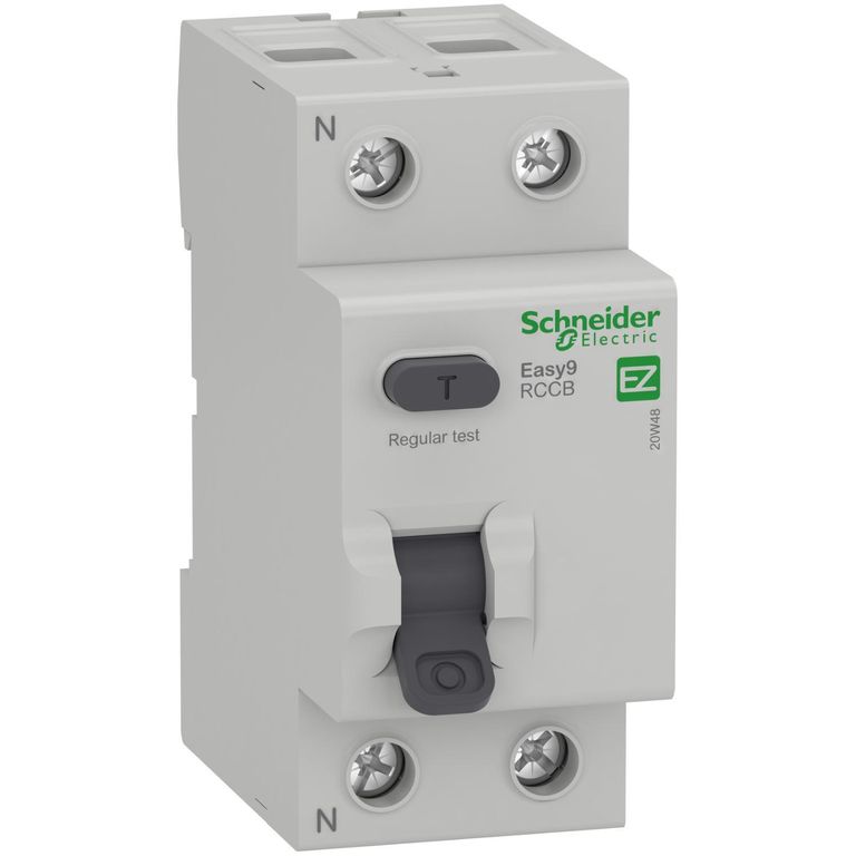 Interrruptor Diferencial 2x25A tipo AC 30mA - EASY9