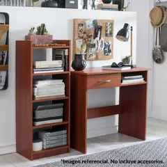 JUST HOME COLLECTION - Combo Escritorio + Estante Cedro
