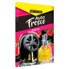 SIMONIZ - Kit Ambientador Auto Fresco Fresa más Repuesto 10ml