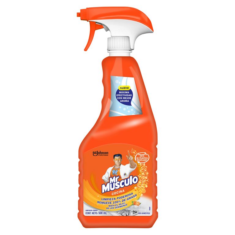 Desengrasante Mr Musculo Cocina Naranja Con Gatillo 500Ml