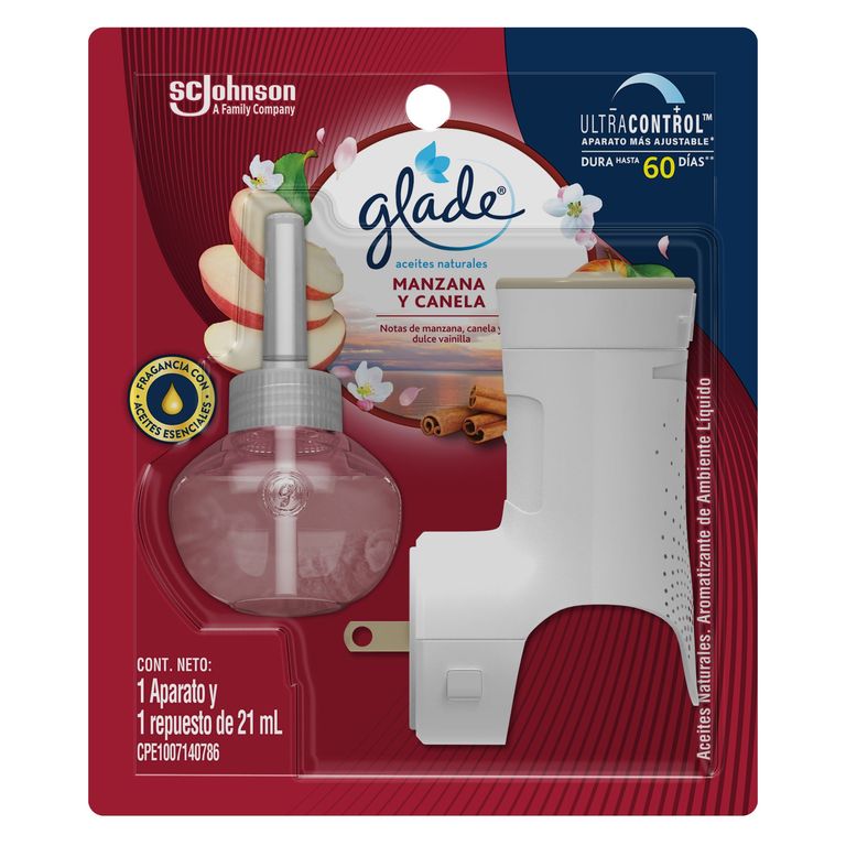 Ambientador en aceite Glade Manzana Canela envase 21 ml