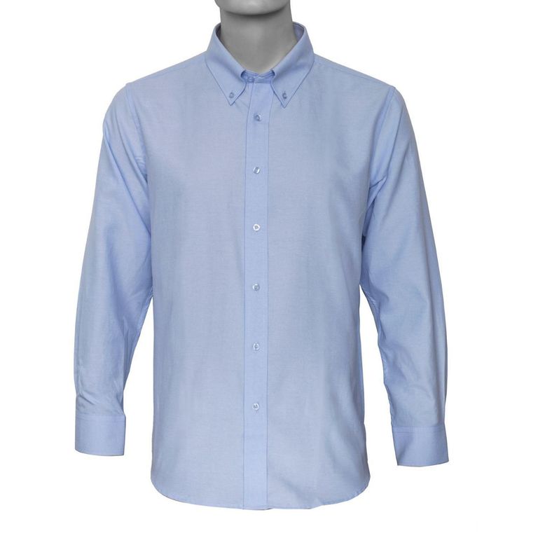 Camisa Oxford Celeste